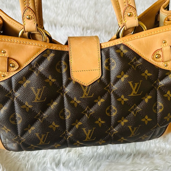 Louis Vuitton Brown and Tan Quilted Shoulder Bag - Picture 3 of 15